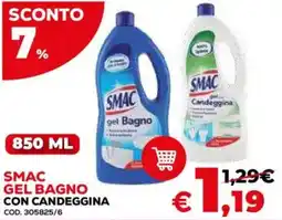Conforama Smac gel bagno con candeggina offerta