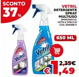 Conforama Vetril Detergente Spray Multiuso offerta