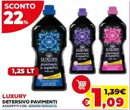Conforama Luxury detersivo pavimenti offerta