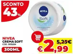 Conforama Nivea crema soft offerta