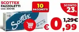 Conforama Scottex fazzoletti offerta