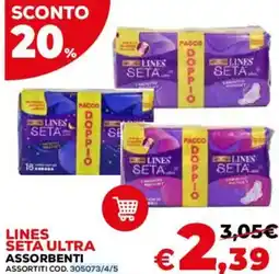 Conforama Lines Seta Ultra assorbenti offerta