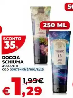 Conforama Doccia schiuma assortiti offerta