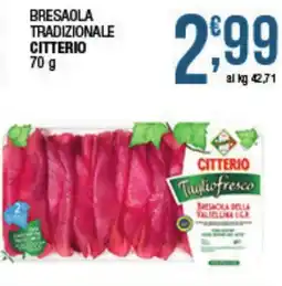 Maxi Sidis Bresaola tradizionale Citterio offerta