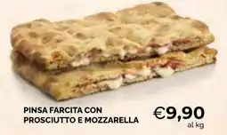 Mercatò Big Pinsa farcita con prosciutto e mozzarella offerta