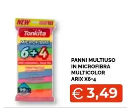 Mercatò Extra Panni multiuso in microfibra multicolor Arix offerta