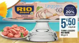 Maxi Sidis Tonno Leggero Rio Mare offerta