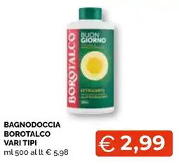 Mercatò Extra Bagnodoccia Borotalco offerta