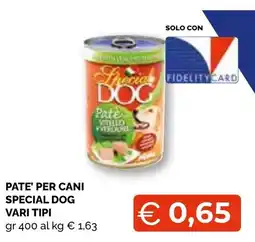 Mercatò Extra Pate' per cani Special Dog offerta