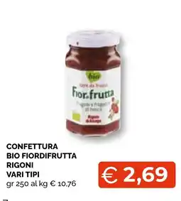 Mercatò Big Confettura bio fiordifrutta rigoni offerta