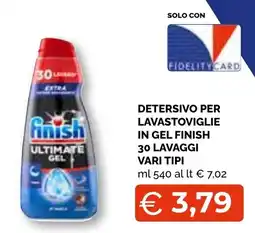 Mercatò Extra Detersivo per lavastoviglie in gel Finish Ultimate Gel offerta