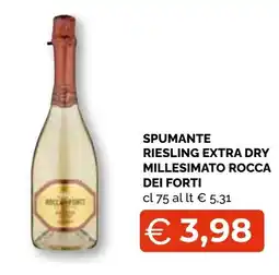 Mercatò Extra Spumante Riesling Extra Dry Millesimato Rocca dei Forti offerta