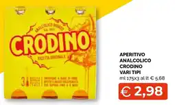 Mercatò Extra Aperitivo analcolico Crodino offerta