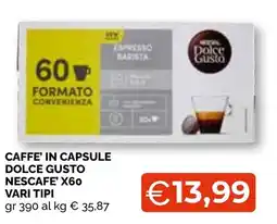 Mercatò Extra Caffè in capsule Dolce Gusto Nescafé offerta