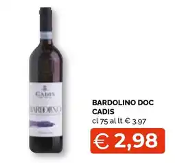 Mercatò Extra Bardolino Doc Cadis offerta