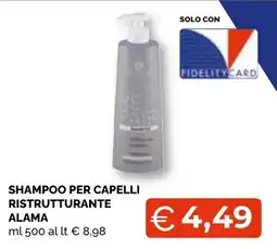 Mercatò Big Shampoo per capelli ristrutturante Alama offerta