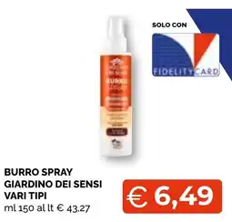 Mercatò Big Burro spray giardino dei sensi offerta
