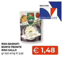 Mercatò Big Riso basmati bonta' pronte riso gallo offerta
