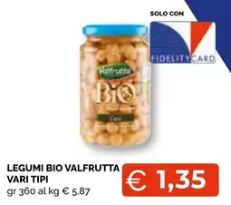 Mercatò Big Legumi bio Valfrutta offerta