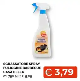 Mercatò Big Sgrassatore spray fuliggine barbecue Casa Bella offerta