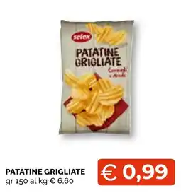 Mercatò Big Patatine grigliate Selex offerta