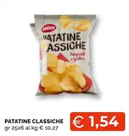Mercatò Big Selex Patatine Classicche offerta