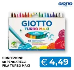 Mercatò Big Giotto filapennarelli turbo maxi offerta