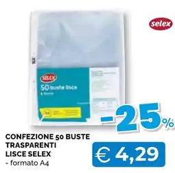 Mercatò Big Buste lisce Selex offerta
