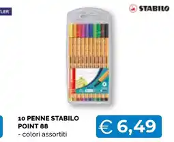 Mercatò Big Penne Stabilo Point 88 offerta