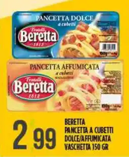 Netto Supermercati Beretta pancetta a cubetti offerta