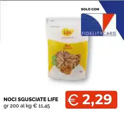 Mercatò Extra Noci sgusciate Life offerta