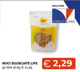 Mercatò Big Noci sgusciate Life offerta