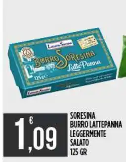 Netto Supermercati Soresina burro lattepanna leggermente salato offerta