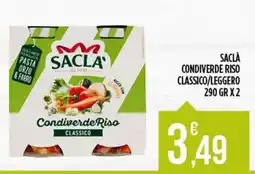 Netto Supermercati Saclà Condiverde Riso Classico offerta