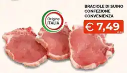 Mercatò Extra Braciole di suino offerta