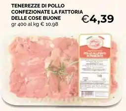 Mercatò Extra Tenerezze di pollo della fattoria delle cose buone offerta