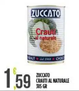Netto Supermercati Zuccato crauti al naturale offerta