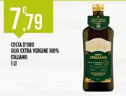 Netto Supermercati Costa d'Oro olio extra vergine 100% italiano offerta