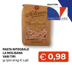 Mercatò Extra Pasta integrale La Molisana offerta