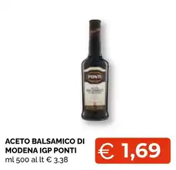 Mercatò Extra Aceto balsamico di Modena IGP Ponti offerta