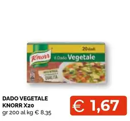 Mercatò Extra Dado vegetale Knorr offerta