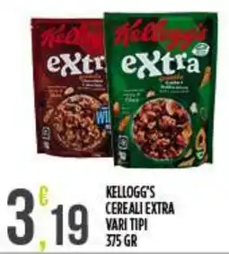 Netto Supermercati Kellogg's cereali extra offerta