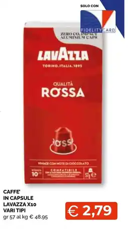 Mercatò Big Caffè in capsule Lavazza offerta