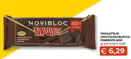 Mercatò Big Tavoletta di cioccolato blocco fondente Novi offerta