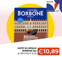 Mercatò Big Caffè in capsule Borbone offerta