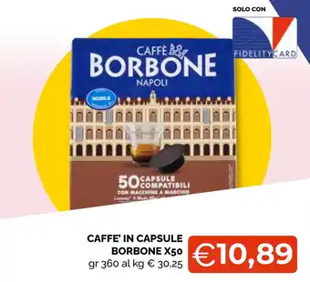 Caffè in capsule Borbone