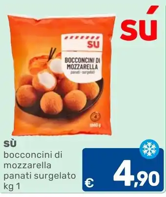 Sù bocconcini di mozzarella panati