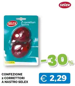 Mercatò Big Correttori a nastro Selex offerta
