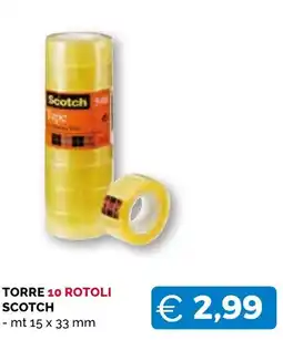 Mercatò Big Torre 10 rotoli scotch offerta