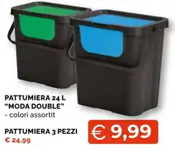 Mercatò Big Pattumiera Moda Double offerta
